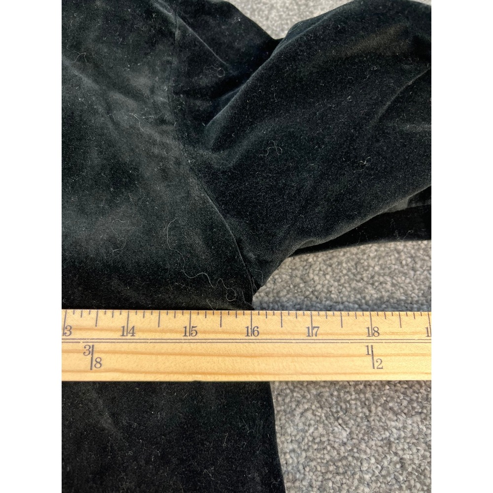 Vintage Gymboree Holiday Magic Velvet Faux Fur Embroidered Coat Girls Size 9 - Picture 3 of 14
